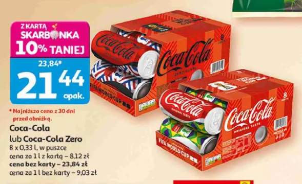 Napój gazowany Coca-Cola 8-pak +1 wariant