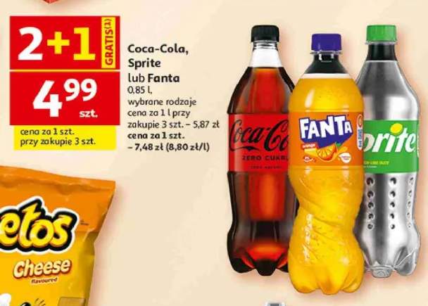 Napój gazowany Coca-Cola Zero Cukru +2 warianty