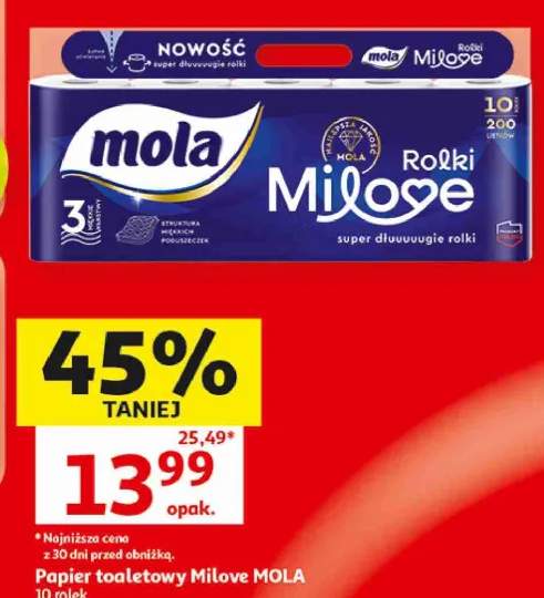 Papier toaletowy Milove Mola