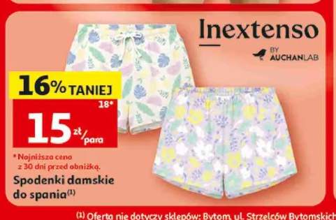 Spodenki damskie do spania Inextenso
