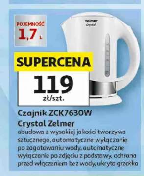 Czajnik elektryczny Zelmer ZCK7630W Crystal 1,7 l