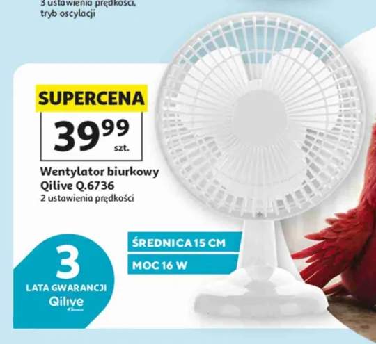 Wentylator biurkowy Qilive Q.6736