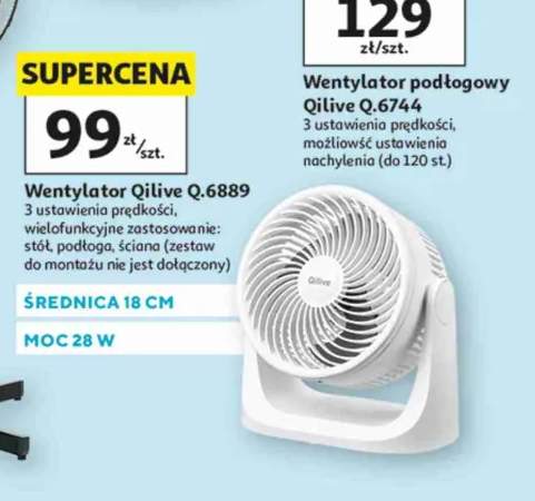 Wentylator biurkowy Qilive