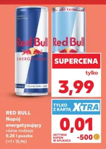 Napój energetyzujący Red Bull Sugarfree +1 wariant