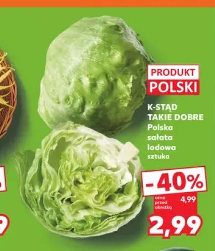 Sałata lodowa K-Stąd Takie Dobre polska
