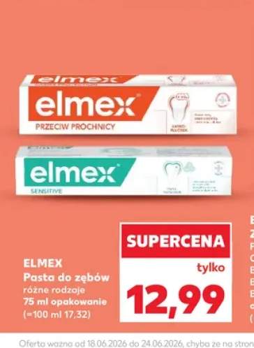 Pasta do zębów Elmex Przeciw Próchnicy +1 wariant