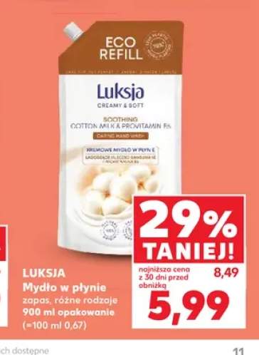 Mydło w płynie zapas Luksja