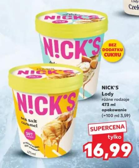 Lody Sea Salt Caramel Nick's +1 wariant