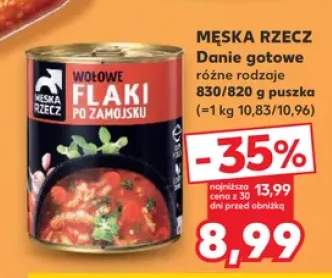 Danie gotowe Flaki wołowe po zamojsku Męska Rzecz