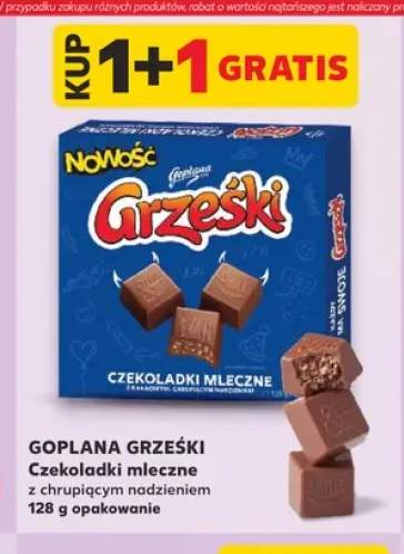 Czekoladki mleczne Goplana Grześki z chrupiącym nadzieniem