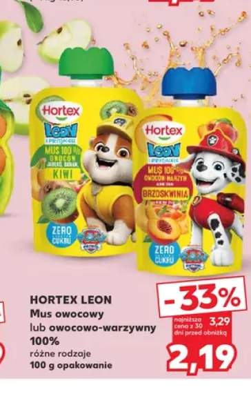 Mus owocowy Hortex Leon Kiwi +1 wariant