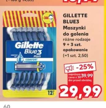 Maszynki do golenia Gillette Blue3 12-pak