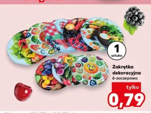 Zakrętka dekoracyjna 6-zaczepowa