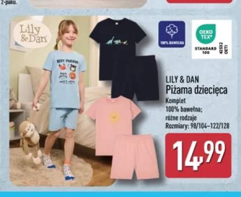 Piżama dziecięca Lily & Dan
