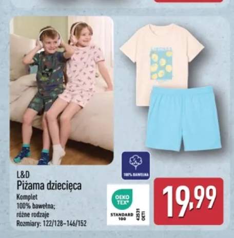 Piżama dziecięca L&D