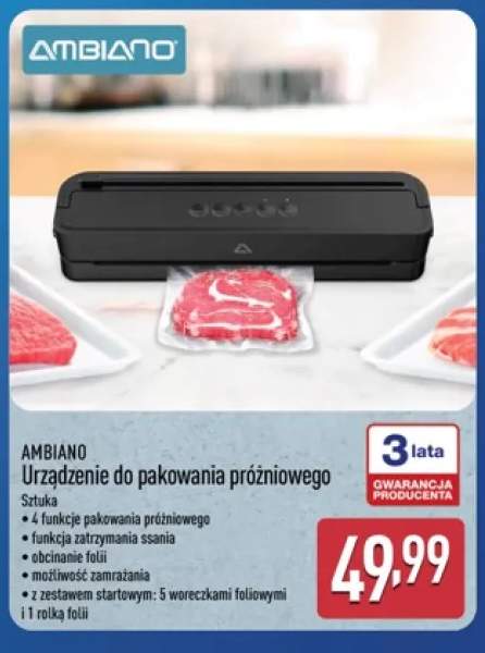 Urządzenie do pakowania próżniowego Ambiano