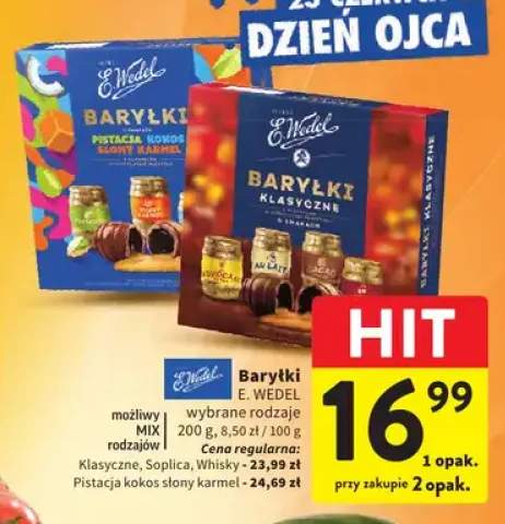 Baryłki Soplica E. Wedel +3 warianty