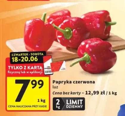 Papryka czerwona luz