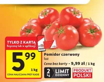 Pomidor czerwony luz
