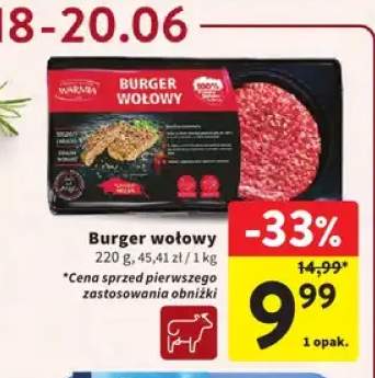 Burger wołowy Warmia