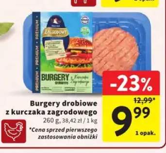 Burgery drobiowe z kurczaka Zagrodowego