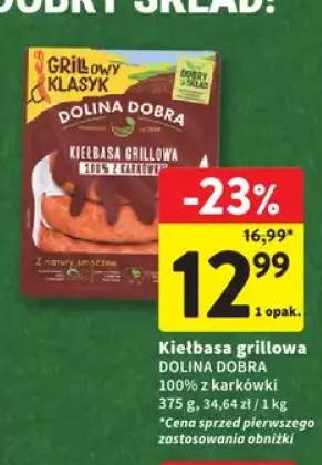 Kiełbasa grillowa Dolina Dobra 100% z karkówki
