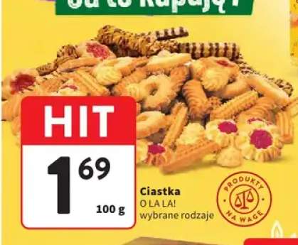 Ciastka na wagę O la la!