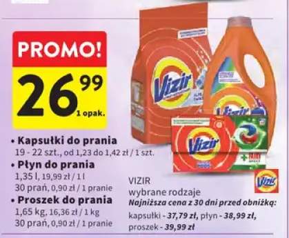 Kapsułki do prania Vizir Pods +2 warianty
