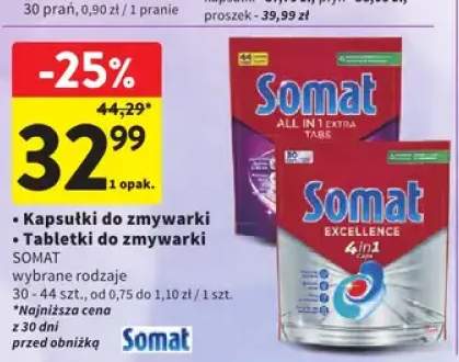Tabletki do zmywarki Somat All in 1 Extra +1 wariant