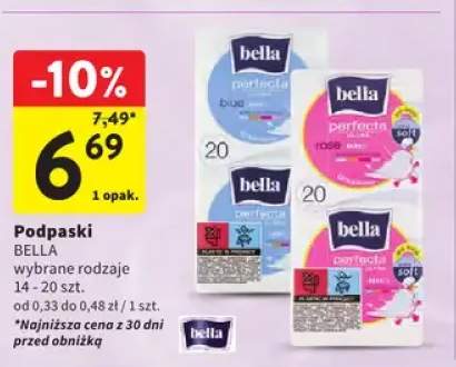 Podpaski Bella Perfecta Ultra Blue 14-20 szt. +3 warianty