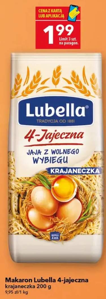 Makaron Lubella 4-jajeczna krajaneczka