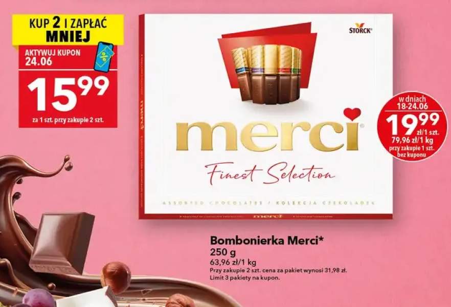 Bombonierka Merci Finest Selection