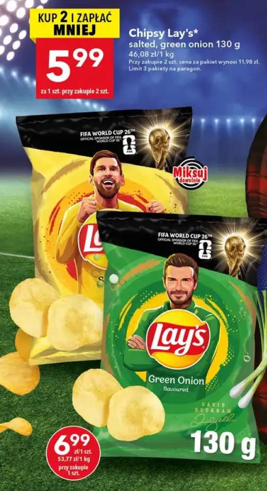 Chipsy Lay's Salted +1 wariant