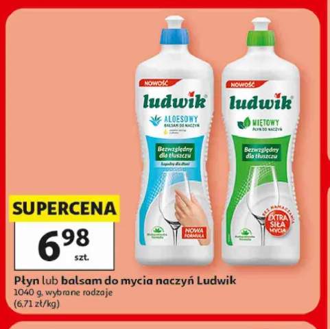 Płyn do mycia naczyń Ludwik Miętowy +1 wariant