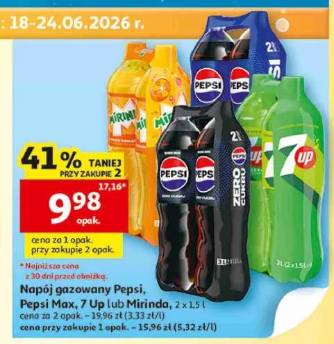 Napój gazowany Mirinda 2-pak +3 warianty