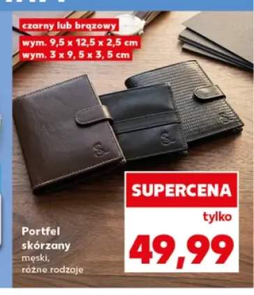 Portfel skórzany męski