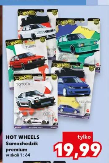 Samochodzik Hot Wheels premium w skali 1:64