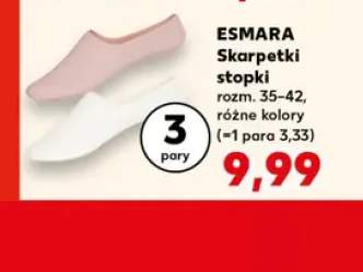 Skarpetki stopki Esmara 3-pak