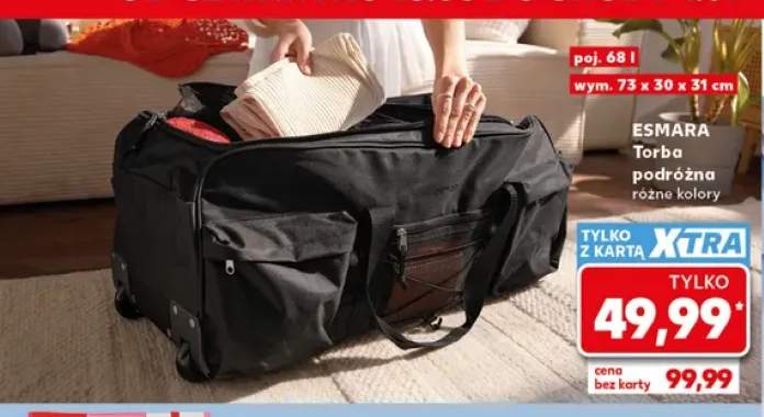 Torba podróżna Esmara 68 l