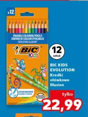 Kredki ołówkowe BIC Kids Evolution Illusion 12-pak