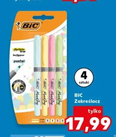 Zakreślacz BIC Pastel 4-pak