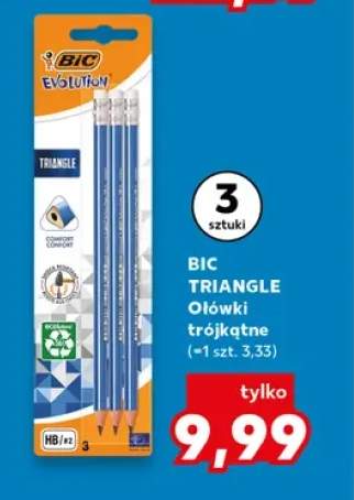 Ołówki trójkątne BIC Triangle 3-pak