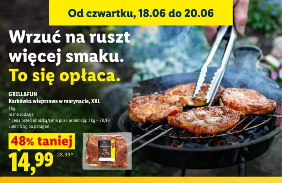 Karkówka wieprzowa w marynacie GRILL&FUN XXL