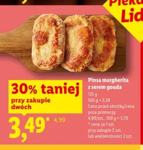 Pinsa margherita z serem gouda