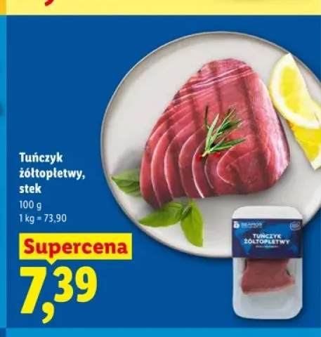 Tuńczyk żółtopłetwy stek Seamor