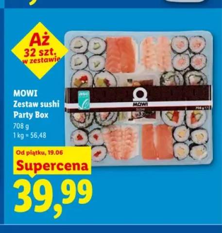 Zestaw sushi Party Box Mowi
