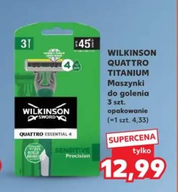 Maszynki do golenia Wilkinson Sword Quattro Titanium