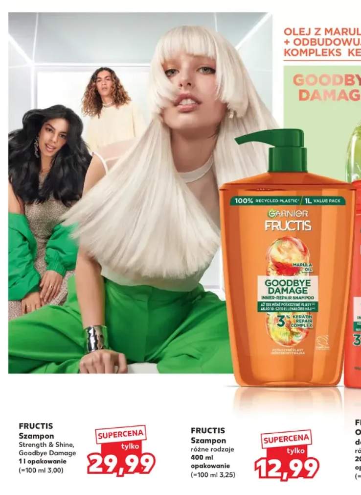 Szampon do włosów Garnier Fructis Strength & Shine +1 wariant