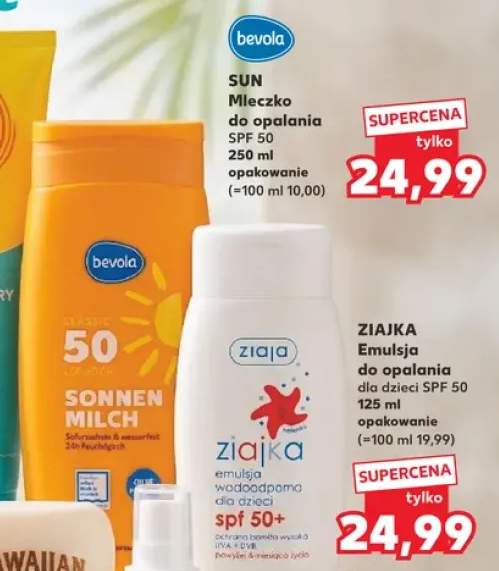 Mleczko do opalania Bevola Sun SPF 50