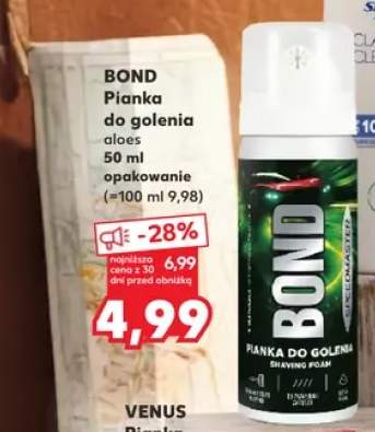 Pianka do golenia Bond aloes